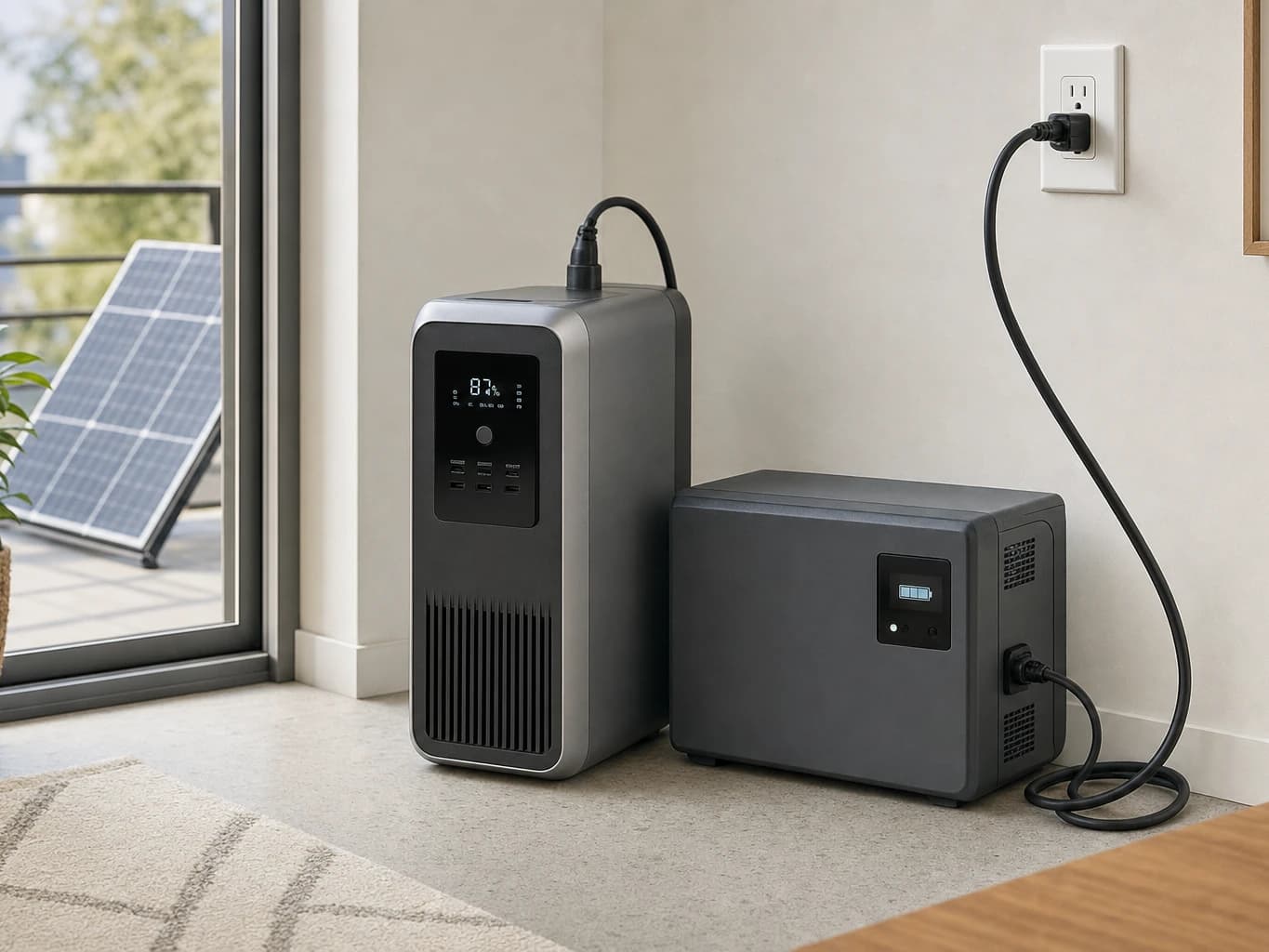 EcoFlow STREAM Ultra and Zendure SolarFlow battery systems designed for apartment plug-in solar