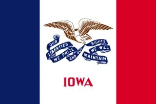 Iowa state flag