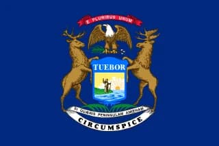 Michigan state flag